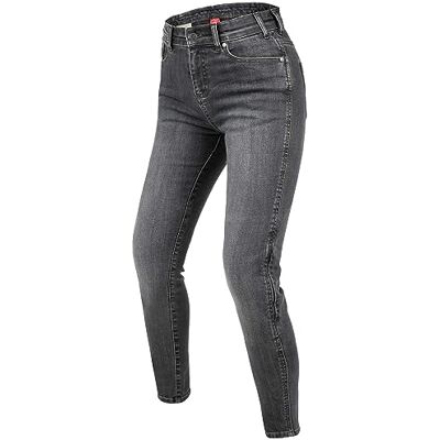 RH-JP-CLASSIC-III-SK_43_D32/30 REBELHORN Klasyczne damskie dżinsy motocyklowe III Lady podszewka z włókna aramidowego, ochraniacze kolan i bioder SAS-Tec, skinny Fit, sprany szary, 32W / 30L RH-JP-CLASSIC-III-SK_43_D32/30 REBELHORN Klasyczne damskie dżinsy motocyklowe III Lady podszewka z włókna aramidowego, ochraniacze kolan i bioder SAS-Tec, skinny Fit, sprany szary, 32W / 30L