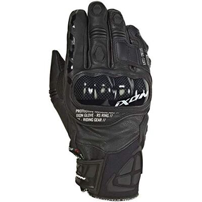 Ixon Rs Ring rękawice motocyklowe, czarne, S Ixon Rs Ring rękawice motocyklowe, czarne, S