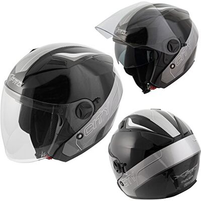 A-Pro Kask motocyklowy, kask przeciwupadkowy, wewnętrzna osłona przeciwsłoneczna, rozmiar M A-Pro Kask motocyklowy, kask przeciwupadkowy, wewnętrzna osłona przeciwsłoneczna, rozmiar M