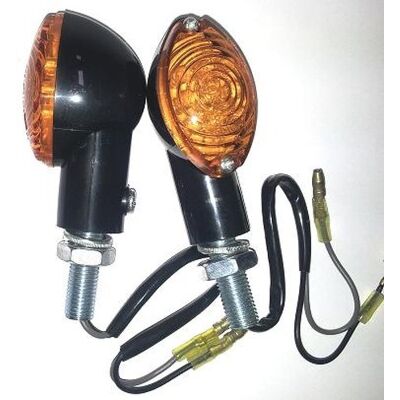A-Pro Turn Signals Indicators LED motocykl, uniwersalna, parowa, czarna A-Pro Turn Signals Indicators LED motocykl, uniwersalna, parowa, czarna