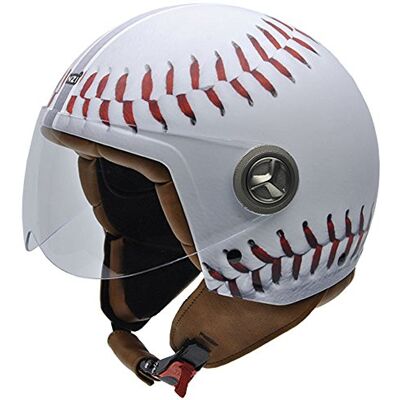NZI Zeta Graphics kask motocyklowy, baseball, 57 NZI Zeta Graphics kask motocyklowy, baseball, 57
