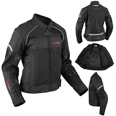 A-Pro Ladies Textile Jacket Motorcycle Motorbike Armour CE Breathable Summer Black S A-Pro Ladies Textile Jacket Motorcycle Motorbike Armour CE Breathable Summer Black S