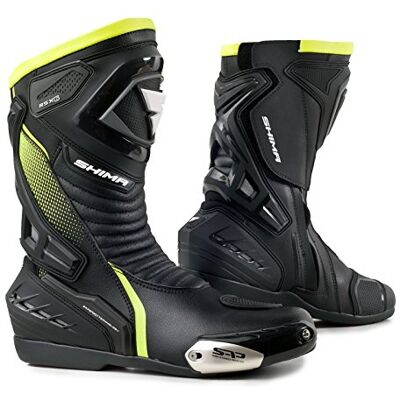 SHIMA Rsx-6 Męskie buty motocyklowe w stylu vintage, retro, ze skóry, kolor fluorescencyjny SHIMA Rsx-6 Męskie buty motocyklowe w stylu vintage, retro, ze skóry, kolor fluorescencyjny