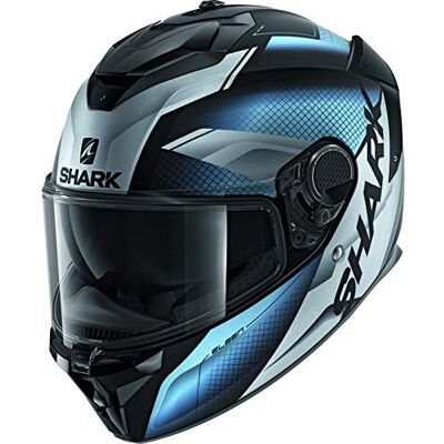 Kask integralny SHARK SPARTAN GT ELGEN - matowa czerń-srebro - Kask Kask integralny SHARK SPARTAN GT ELGEN - matowa czerń-srebro - Kask