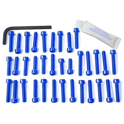 Pro Bolt Pro-Bolt EDU010 aluminiowy zestaw śrub do silnika Ducati 2 Valve, czarny Pro Bolt Pro-Bolt EDU010 aluminiowy zestaw śrub do silnika Ducati 2 Valve, czarny