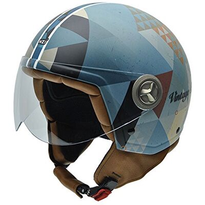 NZI Zeta Graphics kask motocyklowy, wielokolorowe trójkąty, 54 NZI Zeta Graphics kask motocyklowy, wielokolorowe trójkąty, 54