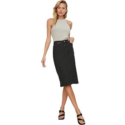 TWOSS21ET0297 Trendyol Damskie buty narciarskie w kolorze czarnym, rozmiar 42 TWOSS21ET0297 Trendyol Damskie buty narciarskie w kolorze czarnym, rozmiar 42