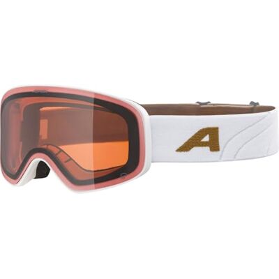 A7298011 ALPINA LADIS Q – lustrzane, wzmacniające kontrast gogle narciarskie OTG ze 100% ochroną przed promieniowaniem UV, dla dorosłych, kolor biało-złoty, matowy, rozmiar uniwersalny A7298011 ALPINA LADIS Q – lustrzane, wzmacniające kontrast gogle narciarskie OTG ze 100% ochroną przed promieniowaniem UV, dla dorosłych, kolor biało-złoty, matowy, rozmiar uniwersalny