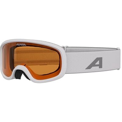 A7317411 ALPINA Piney 2.0 – nieparujące, bardzo wytrzymałe i nietłukące się gogle narciarskie ze 100% ochroną przed promieniowaniem UV, dla dzieci, białe matowe A7317411 ALPINA Piney 2.0 – nieparujące, bardzo wytrzymałe i nietłukące się gogle narciarskie ze 100% ochroną przed promieniowaniem UV, dla dzieci, białe matowe