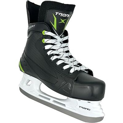 TronX Stryker 3.0 Senior Adult Junior Kids Ice Hockey Skates, New for 2023 (Skate Size 5 (Shoe Size 6-6.5)) TronX Stryker 3.0 Senior Adult Junior Kids Ice Hockey Skates, New for 2023 (Skate Size 5 (Shoe Size 6-6.5))