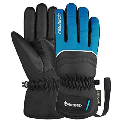 Dziecięce rękawice narciarskie REUSCH Teddy GORE-TEX Niebieskie - Rękawice narciarskie Dziecięce rękawice narciarskie REUSCH Teddy GORE-TEX Niebieskie - Rękawice narciarskie