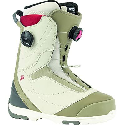 Nitro Snowboards Damskie buty Cypress BOA DUAL '20 All Mountain Freestyle system szybkiego sznurowania łódka snowboardowa Nitro Snowboards Damskie buty Cypress BOA DUAL '20 All Mountain Freestyle system szybkiego sznurowania łódka snowboardowa