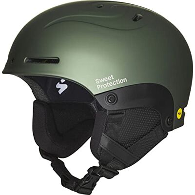 840037 Sweet Protection Unisex Adult Blaster II MIPS kask matowy, oliwkowy metaliczny, M 840037 Sweet Protection Unisex Adult Blaster II MIPS kask matowy, oliwkowy metaliczny, M