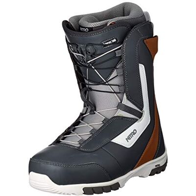 Nitro Snowboards Męskie buty Sentinel TLS '20 All Mountain Freestyle system szybkiego sznurowania, tanio buty snowboardowe, 28.5, NAVY BL-BROWN-WHT Nitro Snowboards Męskie buty Sentinel TLS '20 All Mountain Freestyle system szybkiego sznurowania, tanio buty snowboardowe, 28.5, NAVY BL-BROWN-WHT