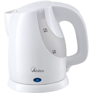 Ardes AR1K36 Bollitore Acqua Elettrico Senza Fili Pojemność: 0,9 litra con Arresto Automatico e Base di Rotazione a 360° na Acqua Tisane e Tea Ardes AR1K36 Bollitore Acqua Elettrico Senza Fili Pojemność: 0,9 litra con Arresto Automatico e Base di Rotazione a 360° na Acqua Tisane e Tea