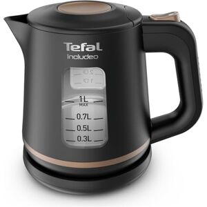 Tefal KI533811 INCLUDEO czajnik elektryczny, duża moc 2400 W, czujnik niskiego poziomu wody, 1 L, Czarny Tefal KI533811 INCLUDEO czajnik elektryczny, duża moc 2400 W, czujnik niskiego poziomu wody, 1 L, Czarny