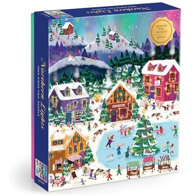 Galison Joy Laforme Northern Lights 1000 Piece Foil Puzzle Galison Joy Laforme Northern Lights 1000 Piece Foil Puzzle