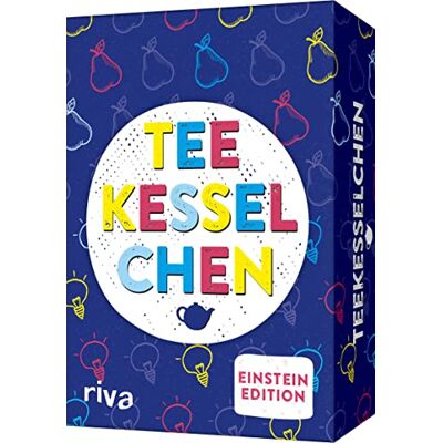 RIVA Teekesselchen Die Einsteinedition: Ein Wort, zwei Bedeutungen der Klassiker als Kartenspiel. Für Kinder ab 12 Jahren das perfekte Geschenk für Geburtstag, Ostern, Weihnachten RIVA Teekesselchen Die Einsteinedition: Ein Wort, zwei Bedeutungen der Klassiker als Kartenspiel. Für Kinder ab 12 Jahren das perfekte Geschenk für Geburtstag, Ostern, Weihnachten