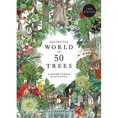 Laurence King Around the World in 50 Trees: A Jigsaw Puzzle Laurence King Around the World in 50 Trees: A Jigsaw Puzzle