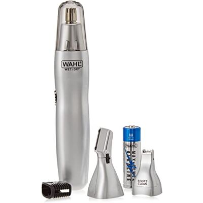 Wahl 5545-427 3 w 1 urządzenie do usuwania włosów z nosa, włosów i brwi, zasilanie bateryjne Wahl 5545-427 3 w 1 urządzenie do usuwania włosów z nosa, włosów i brwi, zasilanie bateryjne