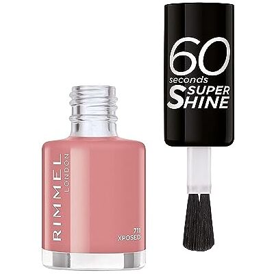 Rimmel 60 Second Super Shine Lakier do Paznokci, 711 Xposed, 8ml Rimmel 60 Second Super Shine Lakier do Paznokci, 711 Xposed, 8ml