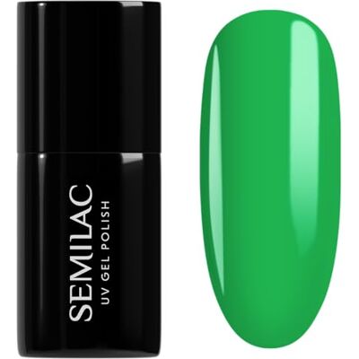 Semilac Lakier do paznokci UV 984 Jelly Appletini 7 ml – świeża zieleń jabłkowa, przezroczysty efekt galaretki – kolekcja Mood Boost Colors Semilac Lakier do paznokci UV 984 Jelly Appletini 7 ml – świeża zieleń jabłkowa, przezroczysty efekt galaretki – kolekcja Mood Boost Colors