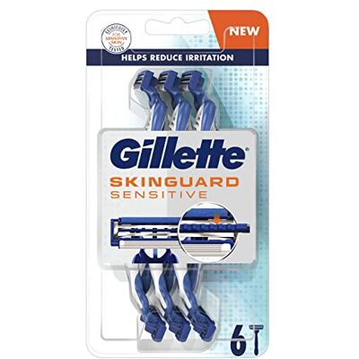 Gillette SkinGuard jednorazowa maszynka do golenia do skóry wrażliwej x6 Gillette SkinGuard jednorazowa maszynka do golenia do skóry wrażliwej x6