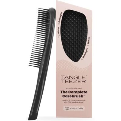 Tangle Teezer The Complete Carebrush – Kr?cone w?osy i loki Szczotka do w?osów Dwupoziomowe z?bki Wyg?adza, nadaje po?ysk, masuje i rozczesuje Jedwabisty szary Na mokro i sucho Tangle Teezer The Complete Carebrush – Kr?cone w?osy i loki Szczotka do w?osów Dwupoziomowe z?bki Wyg?adza, nadaje po?ysk, masuje i rozczesuje Jedwabisty szary Na mokro i sucho