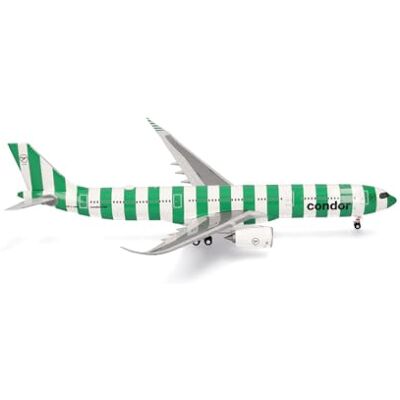 Herpa model samolotu Condor Airbus A330-900 neo "Island" D-ANRA w skali 1: 200, plastikowa miniaturka z pedastalem, modelarstwo, edycja kolekcjonerska Herpa model samolotu Condor Airbus A330-900 neo "Island" D-ANRA w skali 1: 200, plastikowa miniaturka z pedastalem, modelarstwo, edycja kolekcjonerska