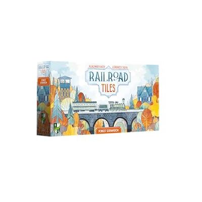 Cranio Creations Railroad Tiles, Forest Expansion Rozszerz swoją leśną podróż kolejową! 1-4 graczy, 45 min wiek 8+ ekspansja edycja włoska Cranio Creations Railroad Tiles, Forest Expansion Rozszerz swoją leśną podróż kolejową! 1-4 graczy, 45 min wiek 8+ ekspansja edycja włoska