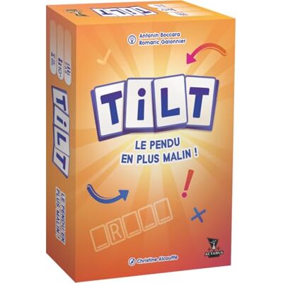 Asmodee Tilt Actarus Gry planszowe Rodzinna gra kooperacyjna Zgadywanie słów drużynowych Atmosfera Od 10 lat 2-8 graczy 25 min wersja francuska Asmodee Tilt Actarus Gry planszowe Rodzinna gra kooperacyjna Zgadywanie słów drużynowych Atmosfera Od 10 lat 2-8 graczy 25 min wersja francuska