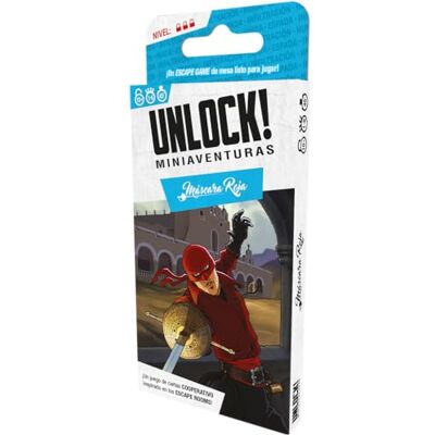 Space Cowboys Unlock! Miniprzygody Czerwona Maska Gra karciana Escape Room Od 10 Lat Od 1 do 6 Graczy 30-45 minut na mecz Polski Space Cowboys Unlock! Miniprzygody Czerwona Maska Gra karciana Escape Room Od 10 Lat Od 1 do 6 Graczy 30-45 minut na mecz Polski