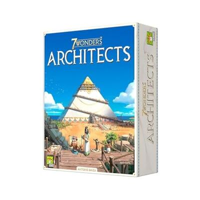Asmodee 7 Wonders Architects, Wielokrotnie nagradzana gra cywilizacyjna, gra planszowa od 8 lat, od 2 do 7 graczy, 30 minut na mecz, hiszpański Asmodee 7 Wonders Architects, Wielokrotnie nagradzana gra cywilizacyjna, gra planszowa od 8 lat, od 2 do 7 graczy, 30 minut na mecz, hiszpański
