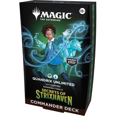 Magic: The Gathering Talia dowódcy Commander Secrets of Strixhaven — Quandrix Unlimited (Wersja Angielska) Magic: The Gathering Talia dowódcy Commander Secrets of Strixhaven — Quandrix Unlimited (Wersja Angielska)