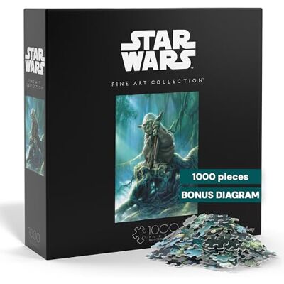 Buffalo - Fine Art Collection - Yoda - Puzzle 1000 elementów Buffalo - Fine Art Collection - Yoda - Puzzle 1000 elementów