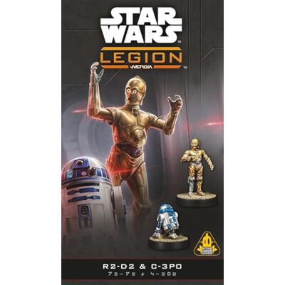 Asmodee Atomic Mass Games Star Wars Legion: R2-D2 & C-3PO Gry Figurkowe, Kultowi Bohaterowie Droidy, Operacyjny W Dwóch Frakcjach, Zaktualizowane Karty I Zasady 2 Graczy 90 Minut Asmodee Atomic Mass Games Star Wars Legion: R2-D2 & C-3PO Gry Figurkowe, Kultowi Bohaterowie Droidy, Operacyjny W Dwóch Frakcjach, Zaktualizowane Karty I Zasady 2 Graczy 90 Minut