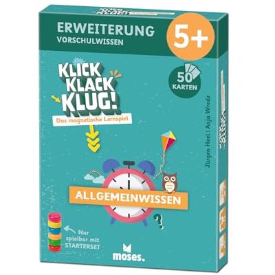 moses Klick Klack Klug Erweiterungsset 1 ab 5 Jahren: Allgemeinwissen moses Klick Klack Klug Erweiterungsset 1 ab 5 Jahren: Allgemeinwissen