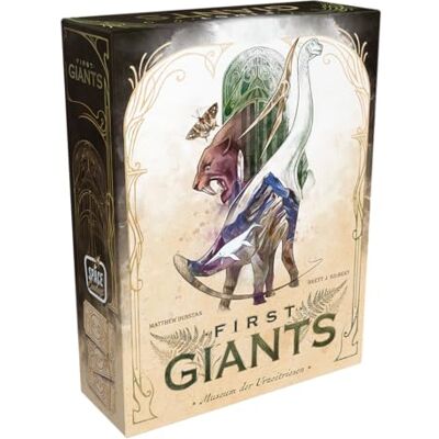 Asmodee , First Giants, wersja DE, gra rodzinna ze skamielinami dla 2-5 graczy od 10 lat, muzeum starożytnych gigantów z 30 minutami gry na grę Asmodee , First Giants, wersja DE, gra rodzinna ze skamielinami dla 2-5 graczy od 10 lat, muzeum starożytnych gigantów z 30 minutami gry na grę