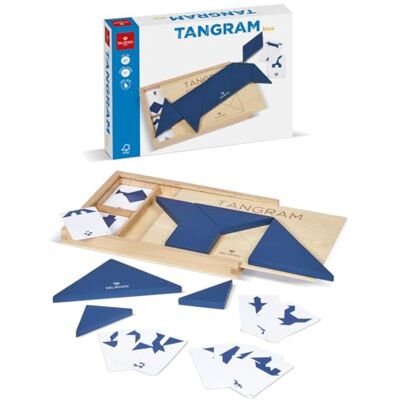 Dal Negro Tangram Blue gra edukacyjna i zręcznościowa, 54149 Dal Negro Tangram Blue gra edukacyjna i zręcznościowa, 54149