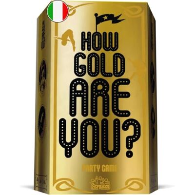 Asmodee – How gold are you?, gra planszowa do Bluff i zakładów, gra karciana, 3-6 graczy, 8 lat, 45 min, wydanie włoskie Asmodee – How gold are you?, gra planszowa do Bluff i zakładów, gra karciana, 3-6 graczy, 8 lat, 45 min, wydanie włoskie