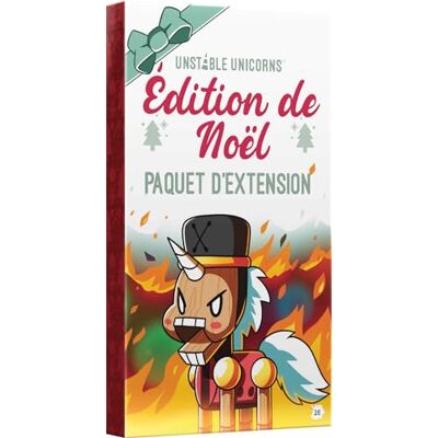 Asmodee TeeTurtle Unstable Unicorns Rozszerzenie: Edycja świąteczna Gry planszowe Gry karciane Gry dla dorosłych i dzieci od 8 lat 2 do 8 graczy wersja francuska Asmodee TeeTurtle Unstable Unicorns Rozszerzenie: Edycja świąteczna Gry planszowe Gry karciane Gry dla dorosłych i dzieci od 8 lat 2 do 8 graczy wersja francuska