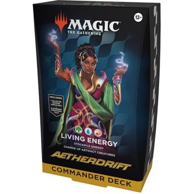 Magic: The Gathering Aetherdrift Talia dowódcy Commander — Living Energy (Wersja Angielska) Magic: The Gathering Aetherdrift Talia dowódcy Commander — Living Energy (Wersja Angielska)