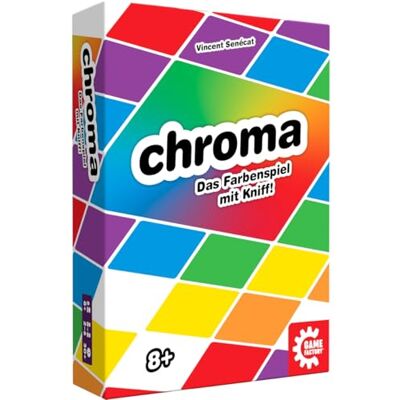 Game Factory 646033 Chroma gra kolorów z Kniff, gra karciana z kolorami, dla 2 do 6 graczy, gra niosek dla dorosłych i dzieci od 8 lat Game Factory 646033 Chroma gra kolorów z Kniff, gra karciana z kolorami, dla 2 do 6 graczy, gra niosek dla dorosłych i dzieci od 8 lat