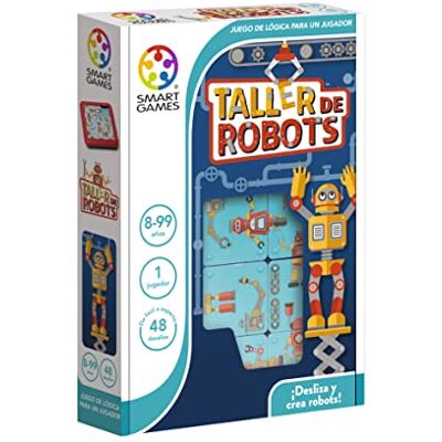 SmartGames Smart Games Warsztat Robotów Gry Planszowe Dzieci 8 Lat Lub Starszych Puzzle Dla Dzieci I Puzzle Dla Dorosłych Gra Planszowa Z 48 Wyzwaniami Gry Edukacyjne 8 Lat Lub Więcej SmartGames Smart Games Warsztat Robotów Gry Planszowe Dzieci 8 Lat Lub Starszych Puzzle Dla Dzieci I Puzzle Dla Dorosłych Gra Planszowa Z 48 Wyzwaniami Gry Edukacyjne 8 Lat Lub Więcej