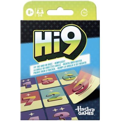 Hasbro Hi9, Gra karciana Zabawna gra rodzinna dla dzieci, nastolatków, nastolatków i dorosłych Łatwa gra strategiczna 2-6 graczy 15 min. od 8 lat Hasbro Hi9, Gra karciana Zabawna gra rodzinna dla dzieci, nastolatków, nastolatków i dorosłych Łatwa gra strategiczna 2-6 graczy 15 min. od 8 lat
