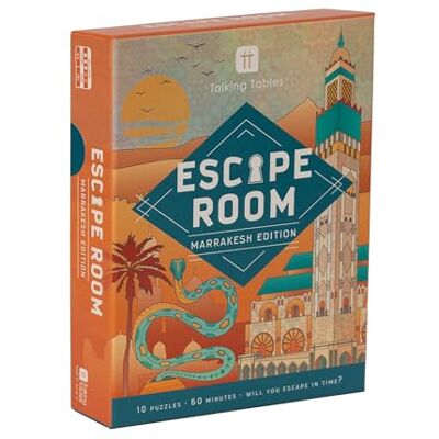 Talking Tables Marrakesh Escape Room Gra Planszowa - Przygoda z Puzzle Talking Tables Marrakesh Escape Room Gra Planszowa - Przygoda z Puzzle