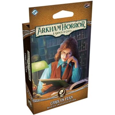 Asmodee Arkham Horror: gra karciana: Carolyn Fern detektyw, gra karciana, 14 lat, 1-4 graczy, 60-120 min, wydanie włoskie Asmodee Arkham Horror: gra karciana: Carolyn Fern detektyw, gra karciana, 14 lat, 1-4 graczy, 60-120 min, wydanie włoskie