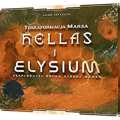 REBEL Terraformacja Marsa: Hellas I Elysium Gra planszowa Wiek 12+ 1-5 graczy Dodatek REBEL Terraformacja Marsa: Hellas I Elysium Gra planszowa Wiek 12+ 1-5 graczy Dodatek