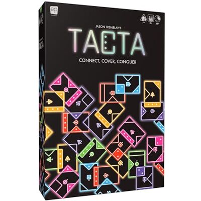 USAopoly TACTA Gra Karciana – Strategiczna Gra z Kształtami – Dla Każdego – 2+ Graczy 20 Min Od 7 Lat – Angielski USAopoly TACTA Gra Karciana – Strategiczna Gra z Kształtami – Dla Każdego – 2+ Graczy 20 Min Od 7 Lat – Angielski