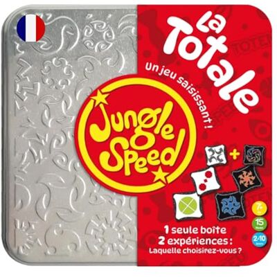 Asmodee Jungle Speed: La Totale Gra karciana i nastrojowa dla dorosłych i dzieci od 7 lat Szybka planszowa i obserwacyjna Metalowe pudełko 2-10 graczy 15 minut Asmodee Jungle Speed: La Totale Gra karciana i nastrojowa dla dorosłych i dzieci od 7 lat Szybka planszowa i obserwacyjna Metalowe pudełko 2-10 graczy 15 minut